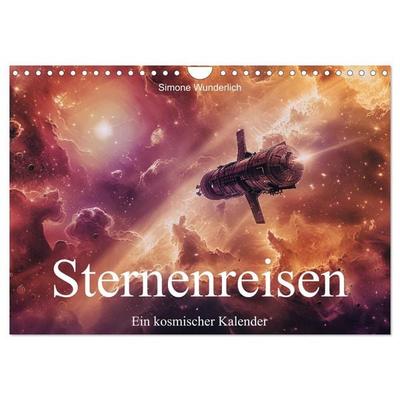Sternenreisen - Ein kosmischer Kalender (Wandkalender 2026 DIN A4 quer), CALVENDO Monatskalender