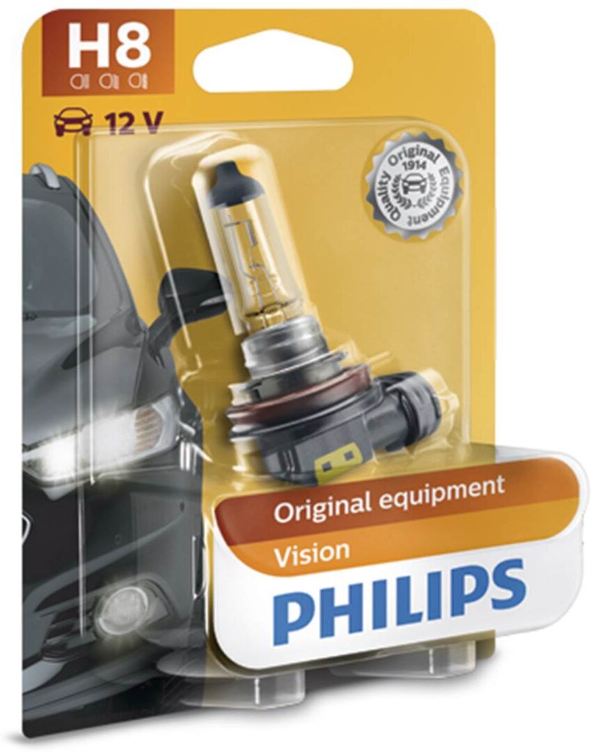 Lâmpada h8 Philips vision 35w 12v 1 unidade