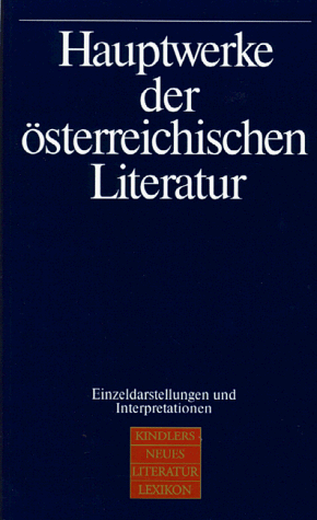 Ernst Fischer - Hauptwerke der österreichischen Literatur. Einzeldarstellungen und Interpretationen - Preis vom 17.10.2026 19:25:27 h