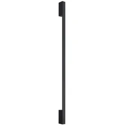 Wandleuchte Wandlampe LED Schlafzimmerlampe Flurlampe H 150cm 25W 3000K Schwarz