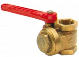 HiNelson Valvola sfera a chiusura rapida in bronzo pesante 1''