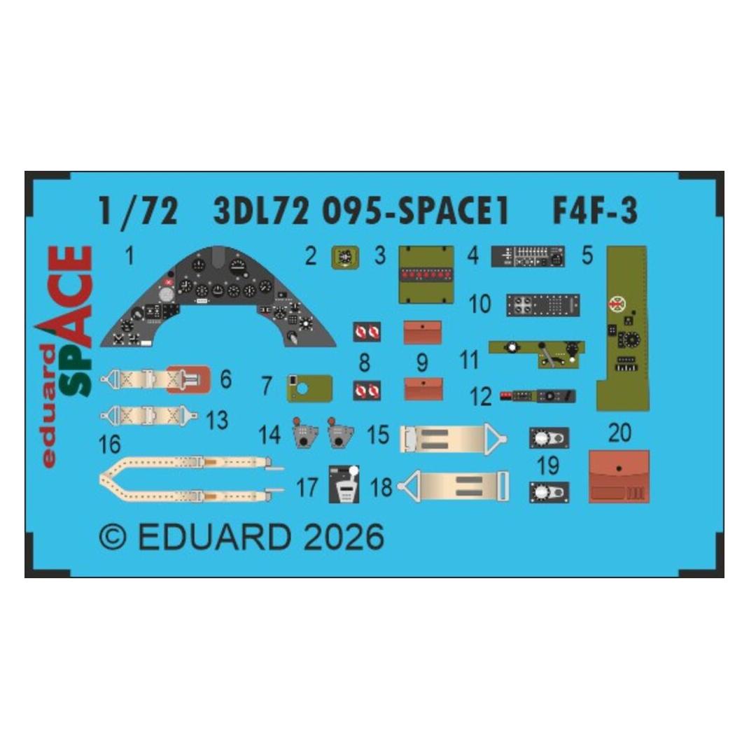 Eduard F4F-3 SPACE for Arma Hobby (3DL72095)
