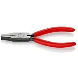 Knipex Flachzange Gesamt-L.140mm Kopf pol.schwarz atram.Ku.-Überzug