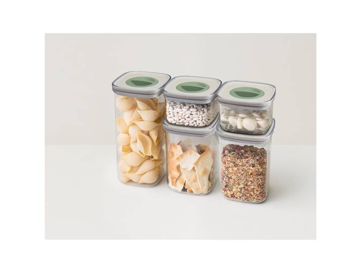 Vorratsdose BergHOFF 5 Stk Kunststoff Set - Farbe: transparent - Vorratsdose