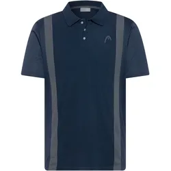 HEAD Club 25 Tennis Polo Herren | Gr. M | blau - blau