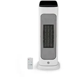 Turmheizlüfter Keramik Fernbedienung Schnellheizer Schwenkfunktion digitales Thermostat, Kabel 150 cm, BxHxT 17,5x50x13,5