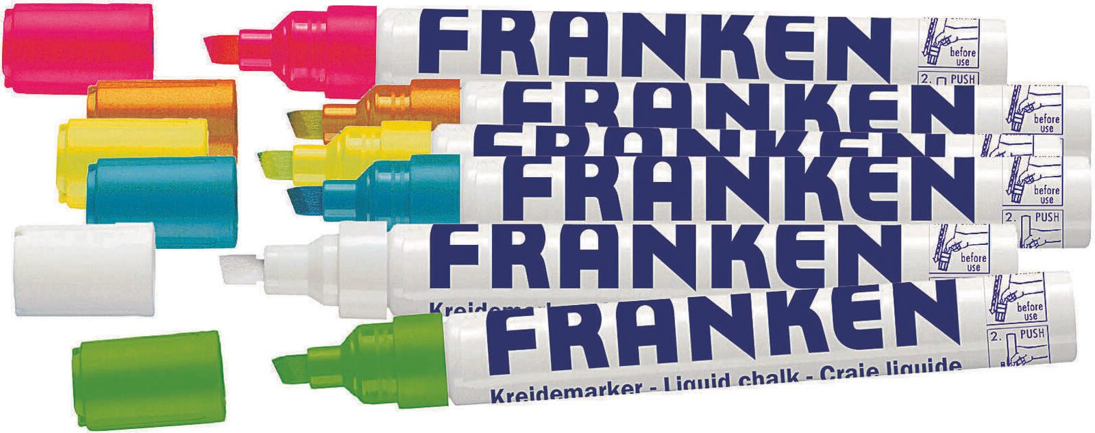 FRANKEN Kreidemarker 2.0 - 6.0 mm Mehrfarbig ZKM97