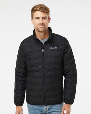 Columbia 208624 Men's Delta Ridge II Down Jacket in Black size Small   Polyester