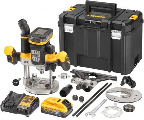 DeWALT DCW620H2 Routeur sans fil (12mm/18V/2x5,0Ah) Tstak