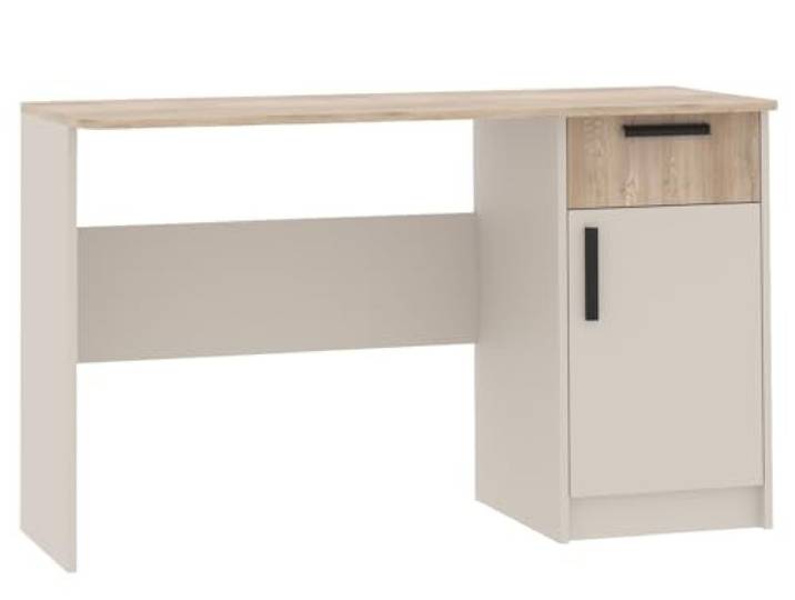 Marmex Grant G11C - Schreibtisch mit Regal, Schülerschreibtisch mit Schublade und Schrank, praktischer und funktioneller Kinderschreibtisch Cashmere