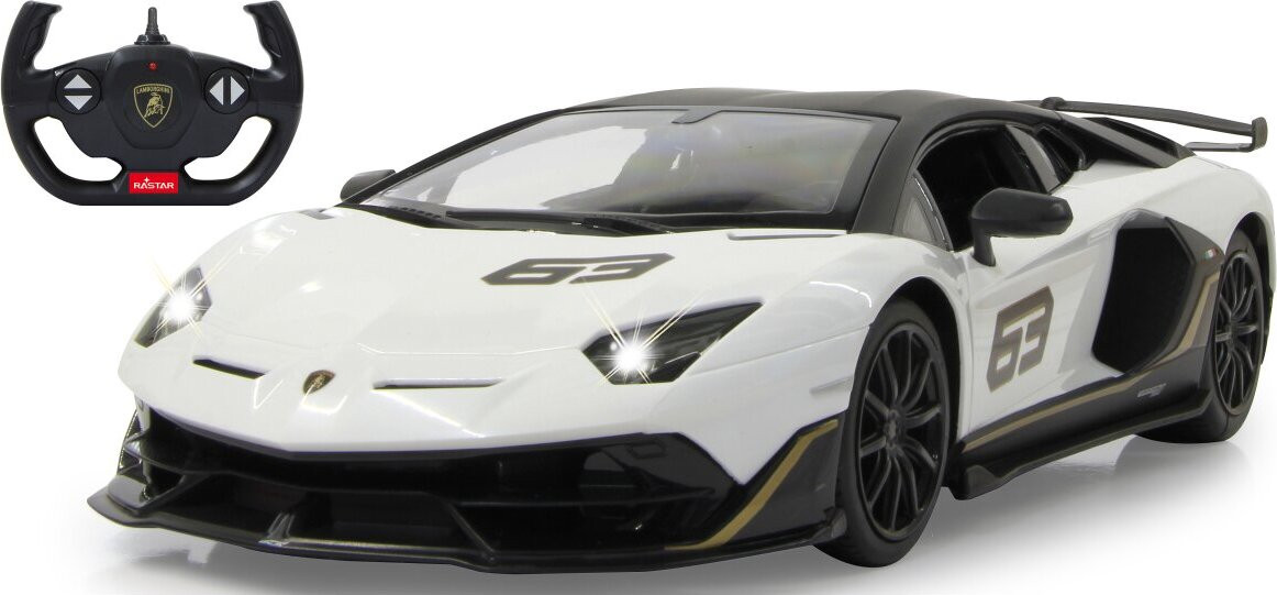 Jamara Germany Lamborghini Aventador SVJ schaalmodel 1:14, wit, 2,4 GHz