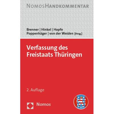 Verfassung des Freistaats Thüringen, Gebundene Ausgabe von , Nomos, 978-3-7560-0075-3
