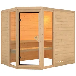 Karibu Sauna Sinai 3-Ohne Ofen-ohne Dachkranz