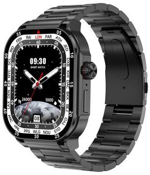 United Bluetooth Call Sport Smart Watch With Heart & Health Monitor black