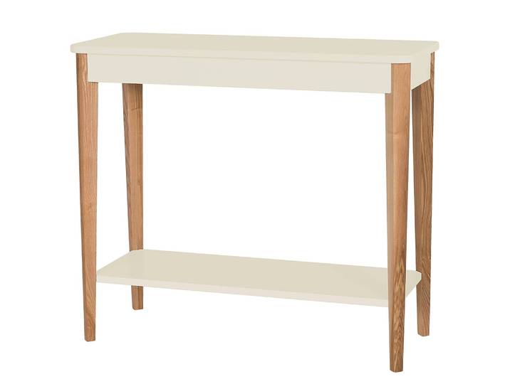 Console 85cm Blanc/Crème