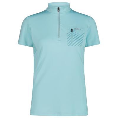 CMP - Women's Breast Pocket T-Shirt Free Bike - Radtrikot Gr 34 blau