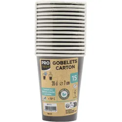 PROnappe Einweg-Kaffeebecher, schwarz 200 ml