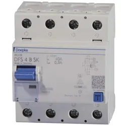 Doepke, Schutzschalter, GmbH Fi-Schalter DFS4 040-4/0.30-B SK