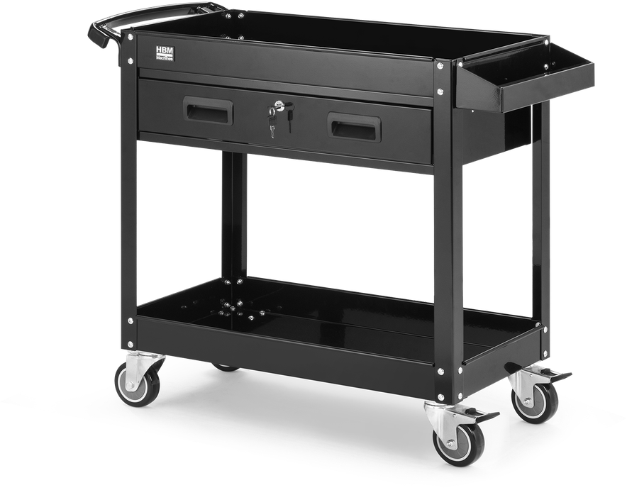 Carrello per attrezzi HBM da 90 cm, nero
