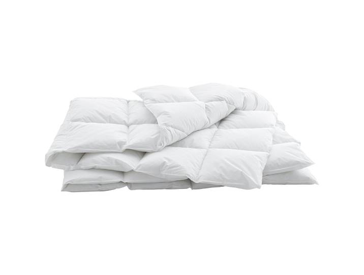 Billerbeck Duvet Medium Weiss Baumwolle/Daunen/Federn 160 x 210 cm Gänsedaunen/Gänsefedern - Material: 100% Baumwolle, Schweizer Batist, hydrophil und