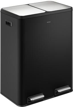 KRAUS WasteGuard 15.8 G 60 L Dual Compartment Pedal Kitchen Trash Can