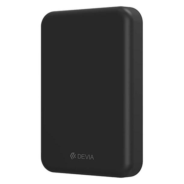 Devia Smart Series Magnetic černá / Powerbanka / 5 000 mAh / bezdrátové nabíjení / PD 20W / MagSafe (5000 mAh, 20 W) (6938595362590)