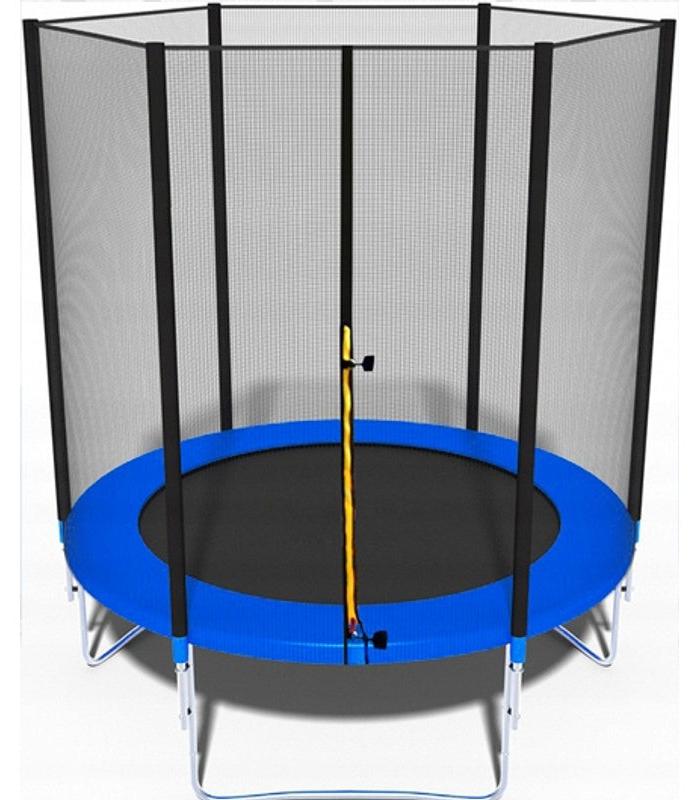 Kinder-Trampoline, 183 cm - Outdoor-Spielzeug mit Sicherheitsnetz und verzinktem Rahmen