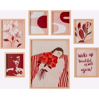 Bild HEINE HOME, farbe bild(er): natur, rot, T:2cm, Bilder, Bild