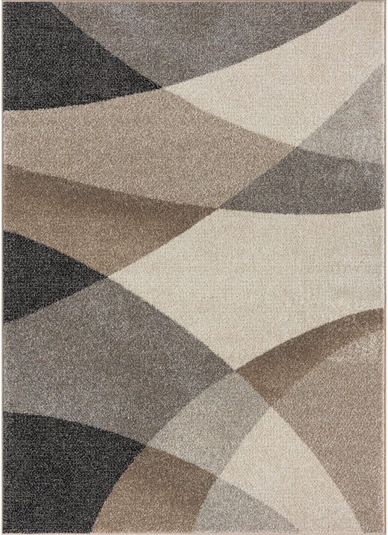 Metro Cedor Rectangle Area Rug Beige Rectangular 200 x 280cm