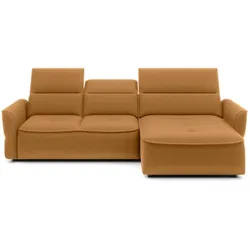 Ecksofa Murillo Stoff Orange Amber