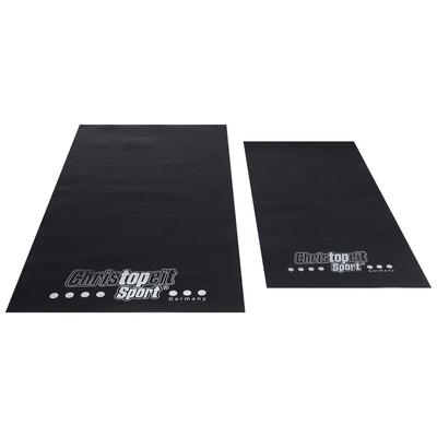 Bodenschutzmatte CHRISTOPEIT SPORT Gr. 160, schwarz, Bodenschutzplatten, B/H/L: 84cm x 0,3mm x 160cm, B:84cm H:0,3mm L:160cm