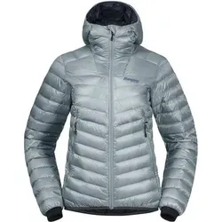 BERGANS Bergans Damen Jacke SENJA DOWN LIGHT W JACKET W/HOOD, Größe L in Silber Silber