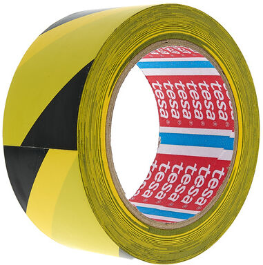 Tesa 60760 Warning Tape Schwarz