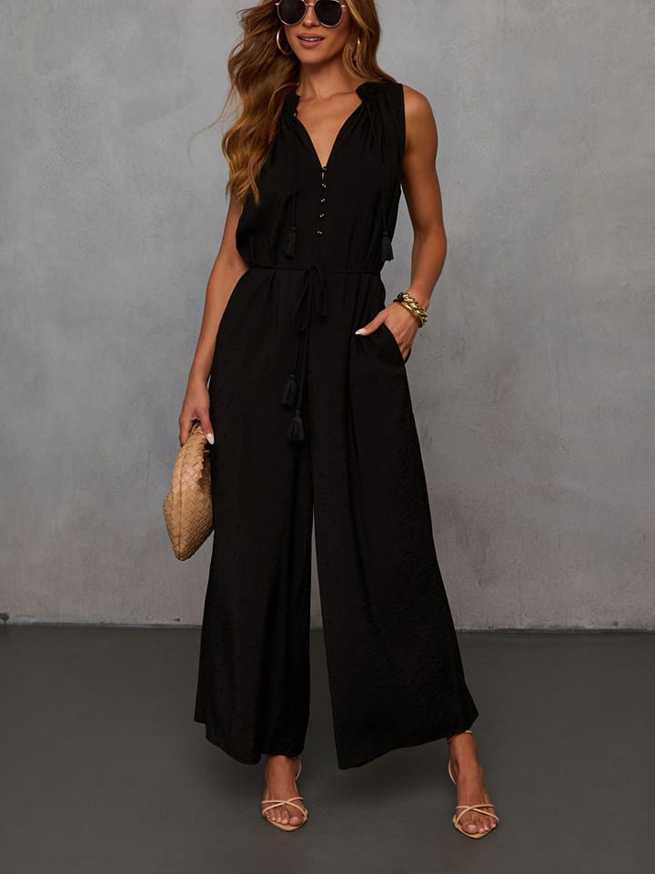 LA Angels Jumpsuit in Schwarz - XL