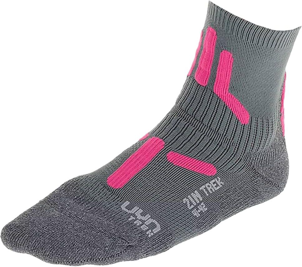 Uyn  - Trekking 2In Mid Lady Grey Pink - 41-42 - Chaussettes