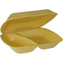 STARPAK Einweg-Menüschalen gold