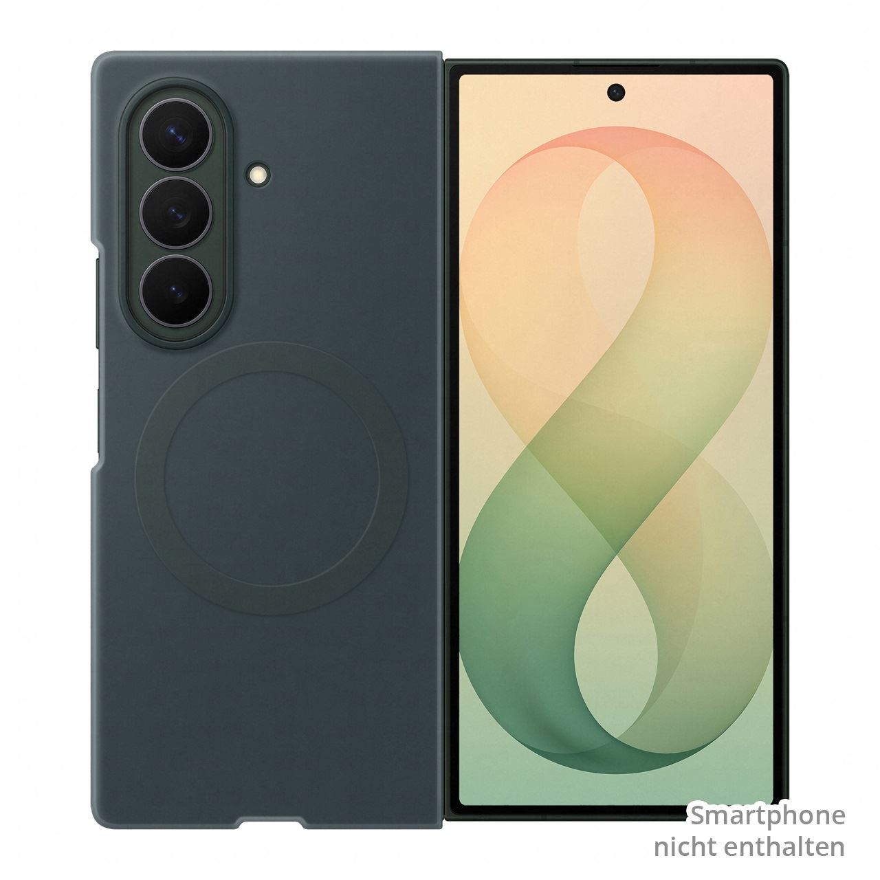 Samsung Smartphone Silicon Magnet Case Green Fold 8 Ultra