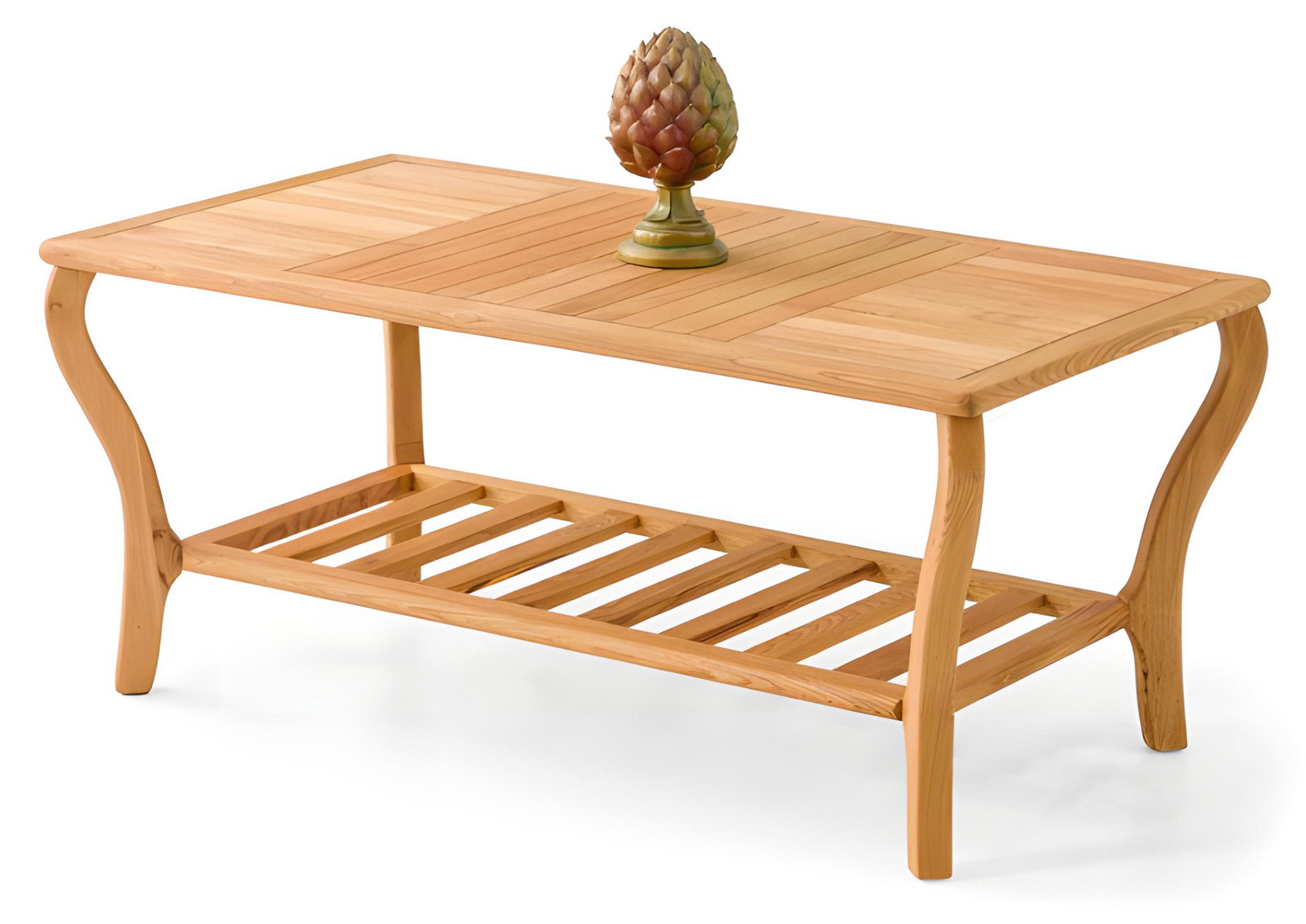 Eleganter bruine houten eettafel met tijdloos design