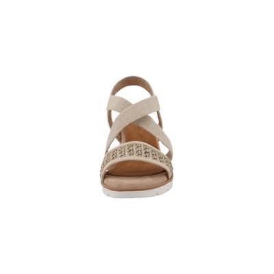 High-Heel-Sandalette TOM TAILOR "Tom Tailor High Sandal", Damen, Gr. 39, beige (marble), unifarben, Schuhe