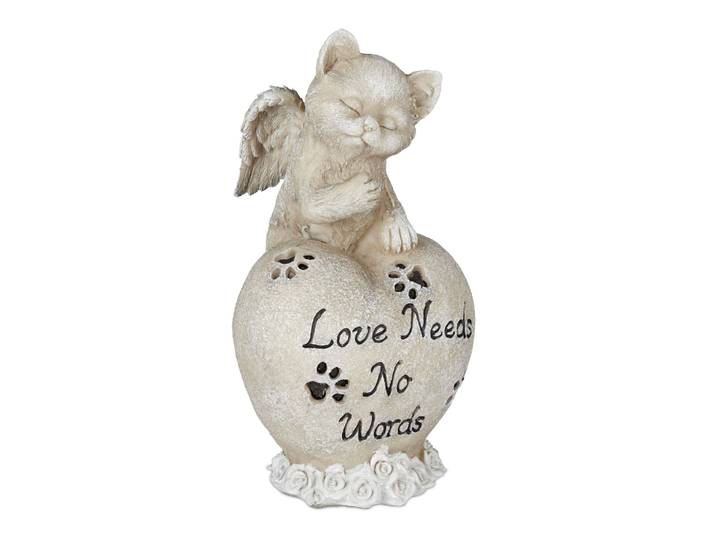 Grabschmuck für Katze Creme-Schwarz