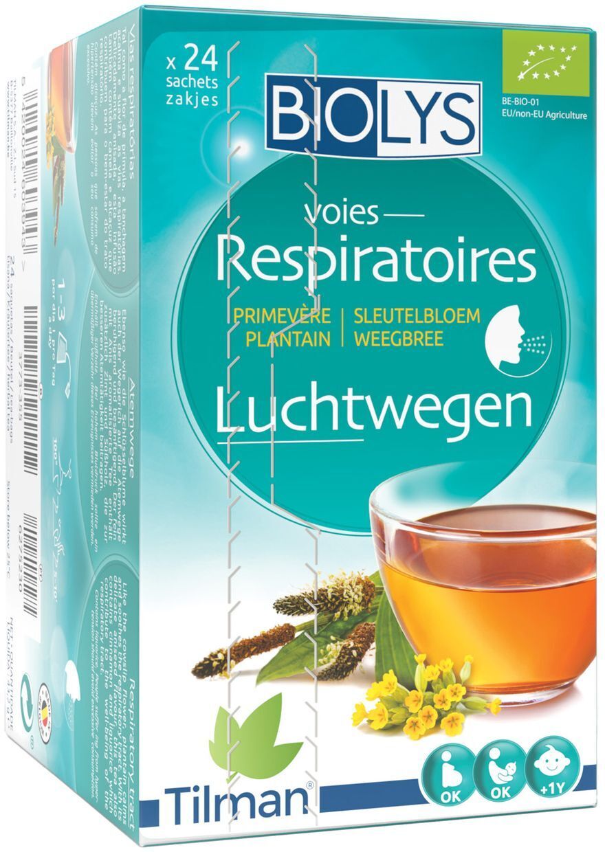 Biolys Infusion Primevère Plantain 24 Sachets