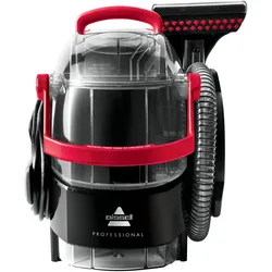 Bissell Spot Cleanb Professional, Polsterreiniger + Teppichreiniger, Rot, Schwarz, Transparent