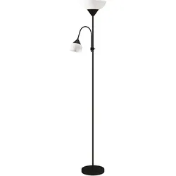 STEHLAMPE aus Metall & Kunststoff Schwarz