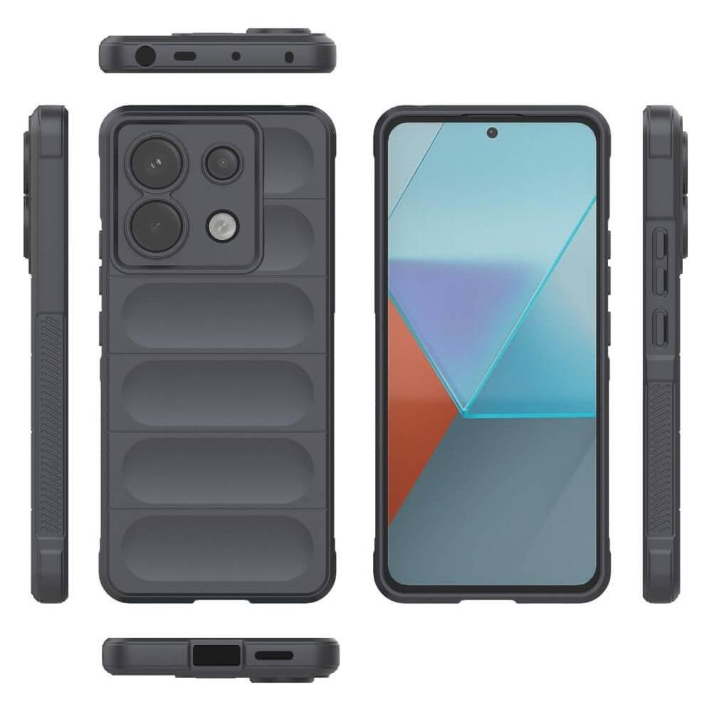 Cover-Discount Poco X6 / Redmi Note 13 Pro 5G - Rugged Cover grau (Xiaomi Poco X6, Xiaomi Redmi Note 13 Pro 5G) (660179483J)