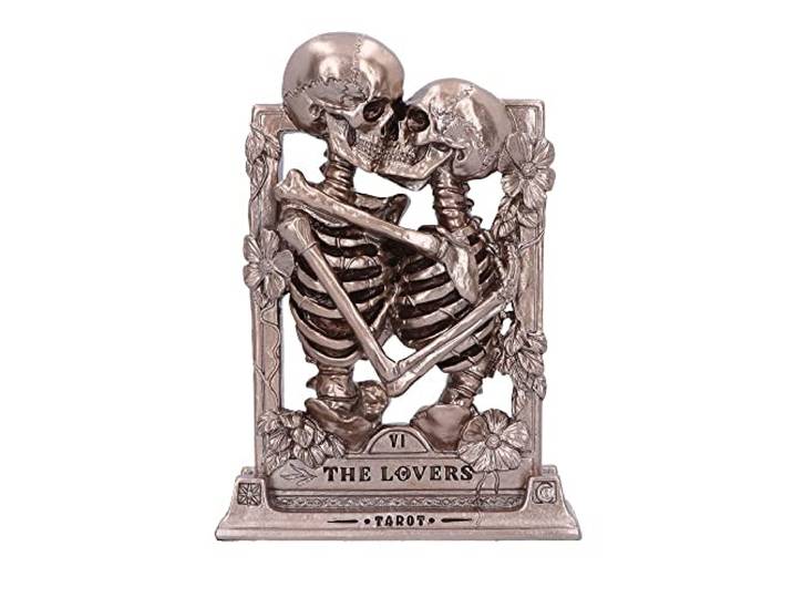 Nemesis Now The Lovers Skelet Beeldje, Goud, 20,5cm