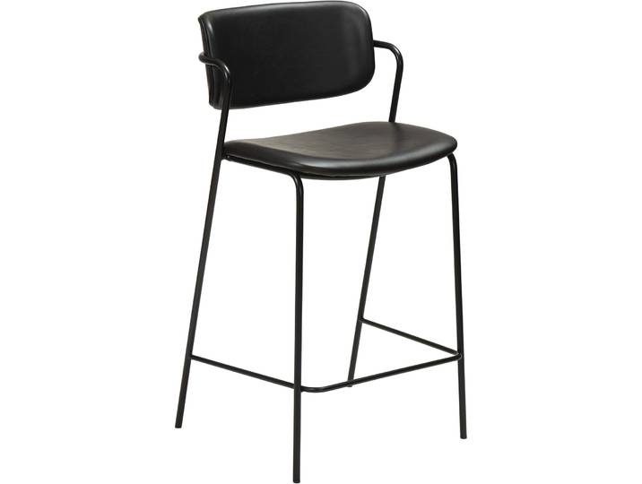 DAN-FORM Barhocker 2er-Set Zed black Kunstleder H 96 cm - Barhocker 2er-Set