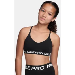NIKE Pro Indy Sport-BH Mädchen 010 - black S (128-137 cm)