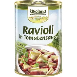 Ravioli mit Fleischfüllung in Tomatensauce