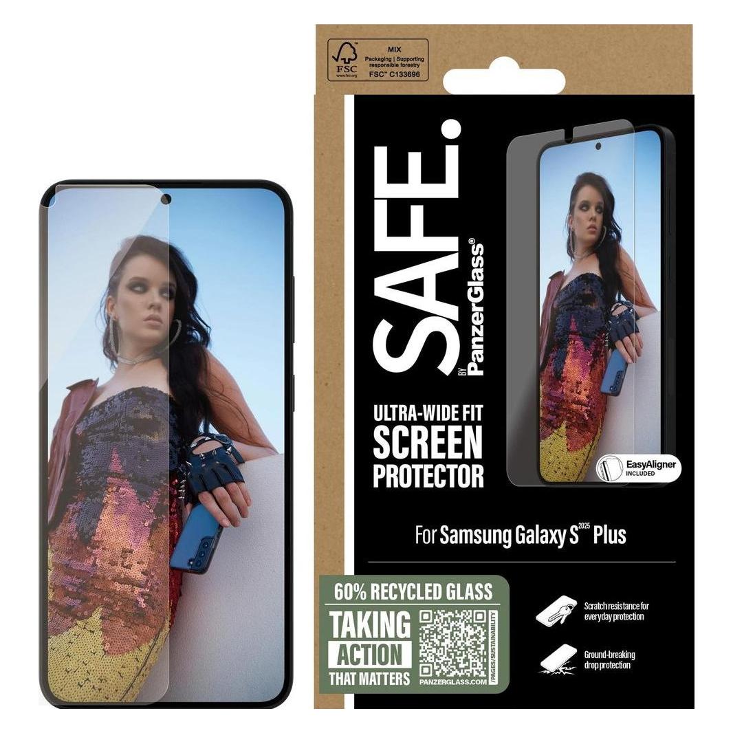 PanzerGlass Ultra Wide Fit (1 Stk., Samsung Galaxy S25+) (SARNUWFG37942)