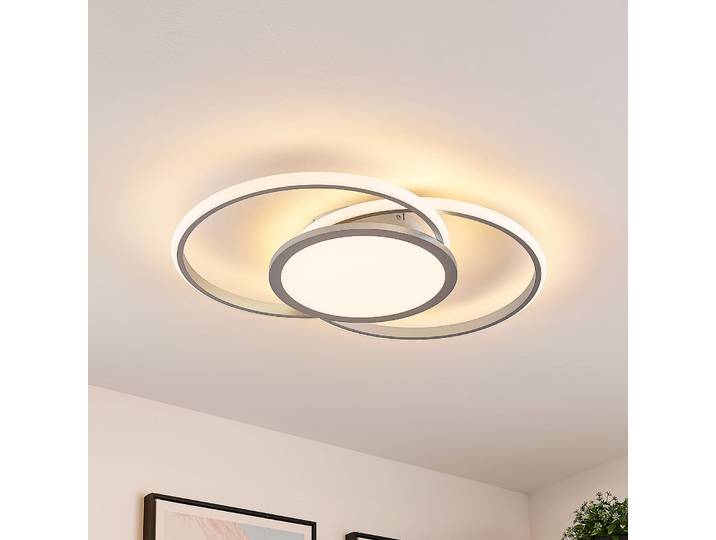 Senne Plafonnier S Silver - Lucande - Cuisine - Moderne - Métal - Rond